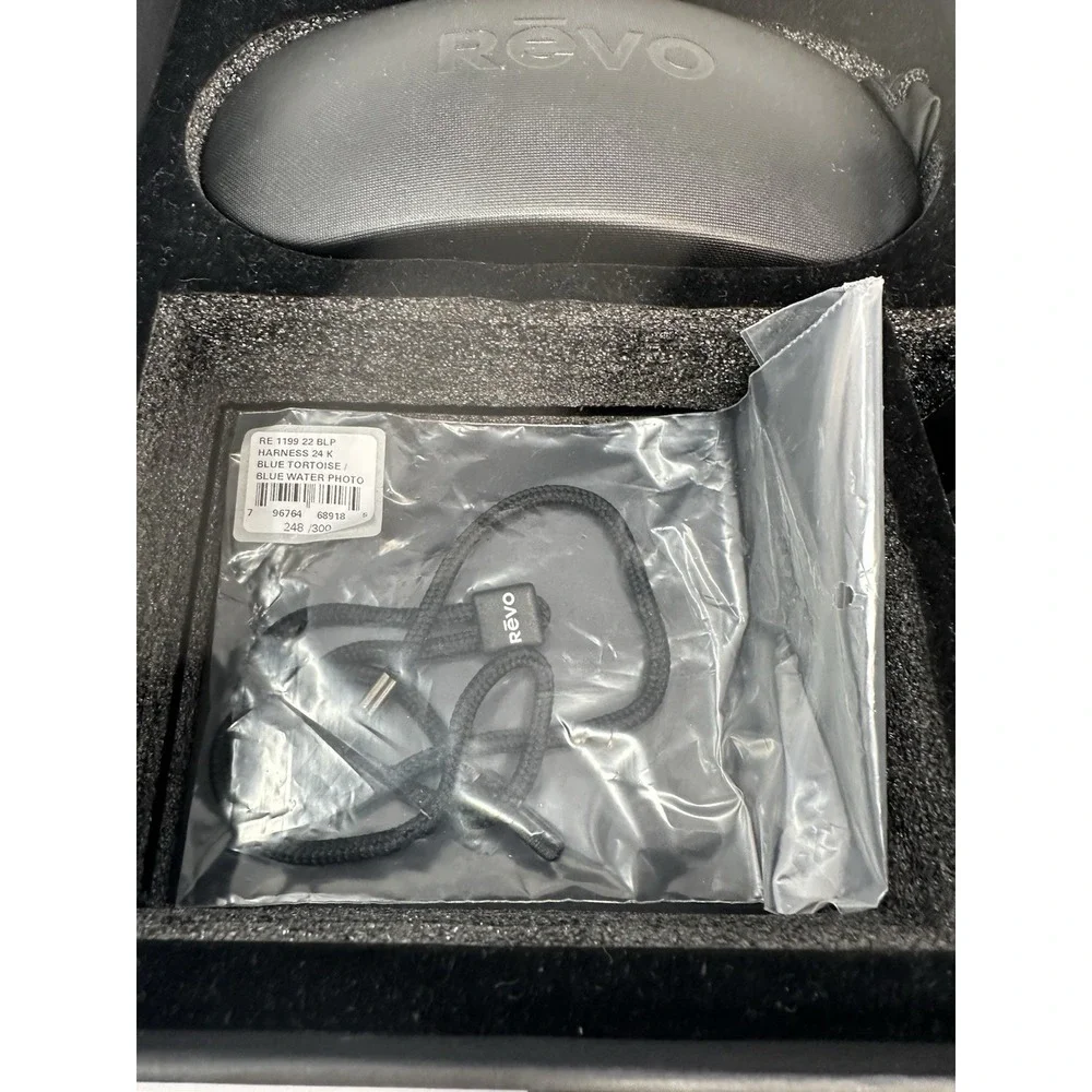 NEW Revo Harness 24K Gold Limited Edition Sunglasses 248/300 Blue Polarized Box